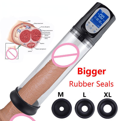 Electric Penis Pump Sex Toys for Men Penis Enlarger Male Masturbator Penile Extender Enlargement Dick Pump Vacuum Pump