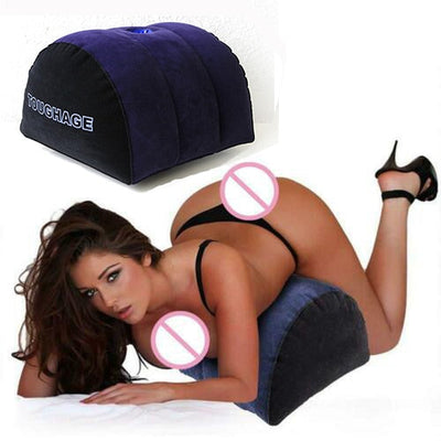 Flocking Inflatable Sex Aid Pillow Adult BDSM Chair for Women Love Position Cushione Furniture Erotic Sofa Adult Games Sex Toys