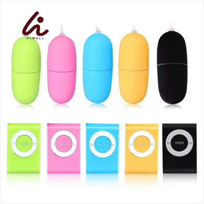 5 Colors Waterproof Portable Wireless  MP3 Vibrators Remote Control Women Vibrating Egg Body Massager Sex Toys for Woman