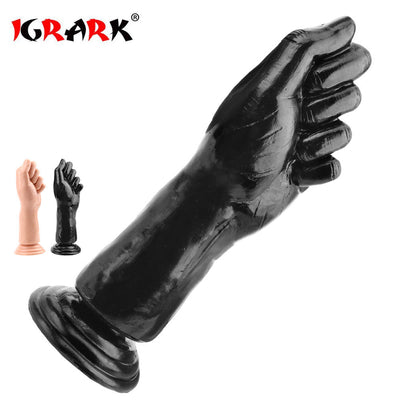 Large Penis Fist Masturbate Sex Toys G-spot Anal Plug Huge Dildo Silicone Suction Big Hand Anal Stuffed Butt Plug Erotic