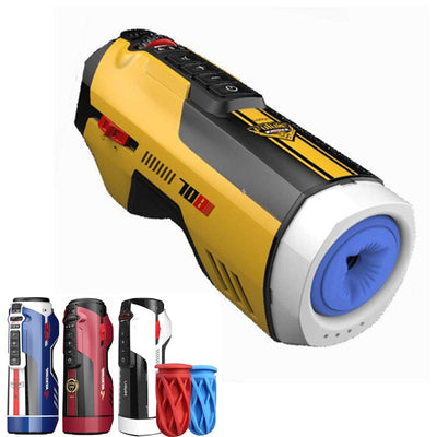 Leten 4 Color Automatic Piston Telescopic Vagina Real Pussy Male Masturbator Heat Suck Voice Interaction Machine Sex Toy for Men