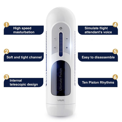 Leten A380 Second-Generation Simulated Aircraft Cabin Male Retractable Penis Exercise Masturbation Cup Adult Sex Toys for Men