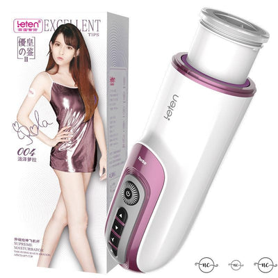 Leten Automatic Sex Machine Male Masturbator Blowjob Sucking Pussy Rechargeable Sex Toys for Men18 Telescopic Sexual Voice Moans