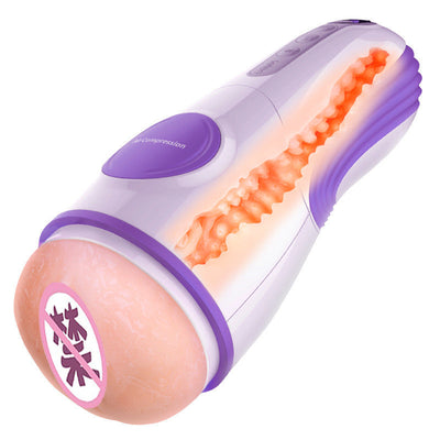 Leten Automaticl Cliping Sucking Vagina Male Masturbation Cup Silicone Pussy Pocket Sex Moaning Vibrator Adult Sex Toys for Men