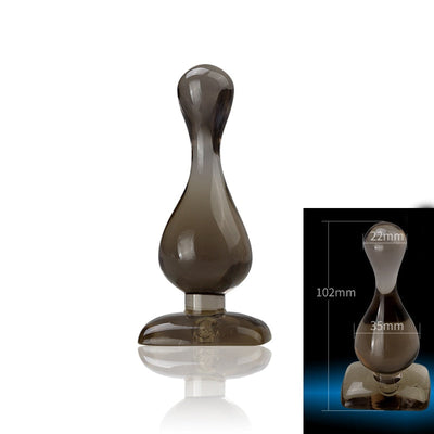 Leten Jelly Smooth Touch G-Spot Soft  Anal Toys Butt Plug Insert for Beginners ( Primary ), Unisex Sex Toys Adult Products