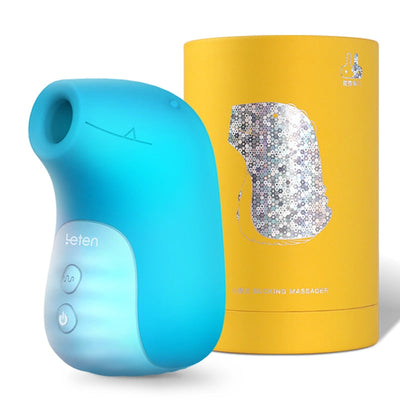 Leten Oral Sucking Vibrating Massager Clitoris Nipple Orgasm for Women Heating Frequency Conversion Sexual Jumping Egg