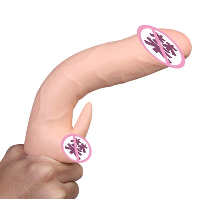 Leten Super Soft Huge Dildo Realista for Lesbian Deep Waterproof  G Spot Clitoris Stimulator Dildo Vibrator Sex Toys for Women