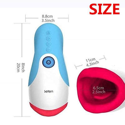 Leten Takizawa Blowjob Male Masturbator Cup Deep Throat Tongue Oral Sex Interactive Masturbation Sex Heating Sex Toys for Men