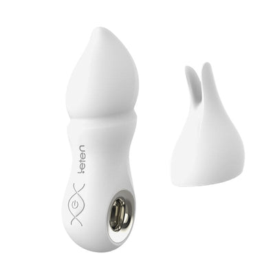 Leten Cute Portable Sex Toys Waterproof Vibrators for Women Clitoris &amp; Tit, Detachable Headgear Chargeble Mute Bullet Vibrator