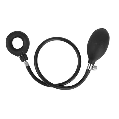 Liquid Silicone Inflatable Penis Expansion Cock Ring Lock Fine Delay Ring Help Erection Penis Sleeve Sex Toys Man Chastity Cage