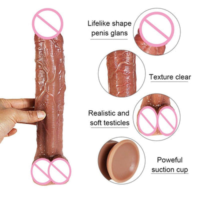 Long Penis Realistic  Dildos for Women Lesbian Toys Big Fake Dick Soft Silicone Females Masturbation Sex Adult Erotic Product