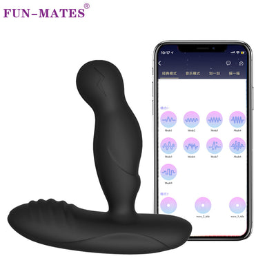 Male Prostate Massager Vibrators APP Wireless Anal Butt Plug Sex Toys for Men Heating Buttplug Prostate Stimulator Masturbator