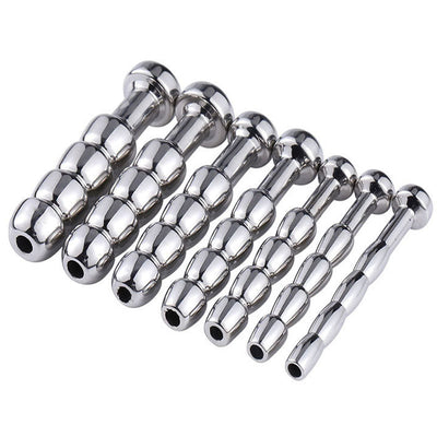 Metal Urethra Catheter Penis Plug Sex Toy for Adult Game Urethra Stimulate Dilator Men Gay Masturbator Sprial Rod