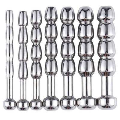 Metal Urethra Catheter Penis Plug Sex Toy for Adult Game Urethra Stimulate Dilator Men Gay Masturbator Sprial Rod