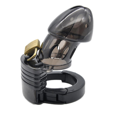 Mini Male Chastity Cock Cage Penis Belt Lock with Four Rings Gay G-spot Stimulator Adults Sex Toys for Man
