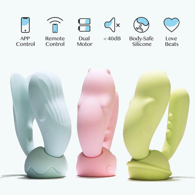 Monster Pub G-Spot Dual Motor Rechargeable Clitoral Vibrator Bluetooth Wireless APP Remote Control Vibrators for Women Sex Toy