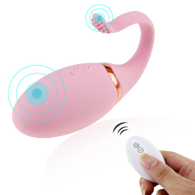Mute 10 Speeds G Spot Kegal Ball Vibrator Remote Control Silicone Egg Vibrator Vagina Tight Exercise Sex Toy for Women Sex Shop