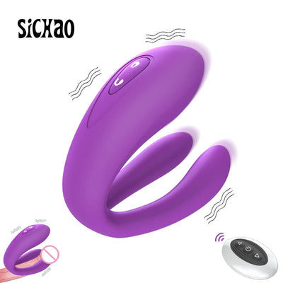 New Couple Vibrator Sex Toys 3 Motor Couple Vibrators 25M Remote Control Dildo Anal Vibrator Stimulator for Couples and Women