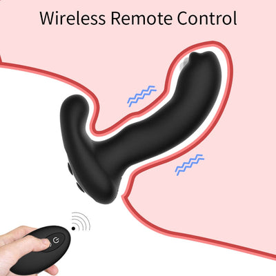 New Rolling &amp; Vibrating Male Prostate Massage Remote Control Anal Plug &amp; Butt Plugs for Man G-Spot Stimulate Gay Anal Sex Toys