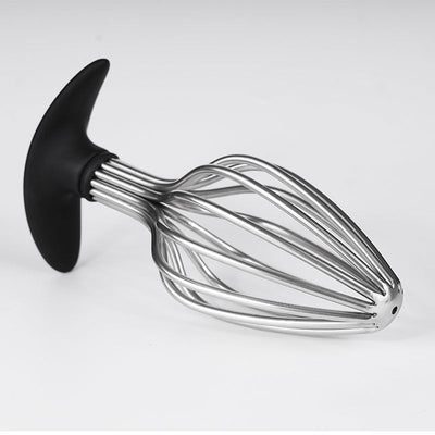 New Silicone Base Butt Plug Stainless Steel Hollow Anal Plug Dilator Anus Prostate Massager Erotic Sex Shop Gays Toys for Women