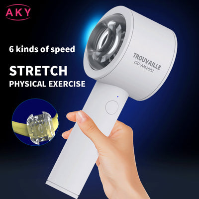 Open Ended Male Automatic Masturbator Cup Penis Train Masturbation Blowjob Vibrator Anal Oral Pussy Stimulator Sex Toys for Men