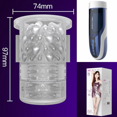 Original LETEN Yui Hatano Male Masturbator Cup Inner Silicon Parts Telescopic Piston Interior Supply Replacement Accessory