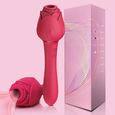 Powerful Rose Vibrator for Women Clitoris Nipple Clit Sucker Vacuum Stimulator Dildo Vibrators Female Sex Toys for Adults 18