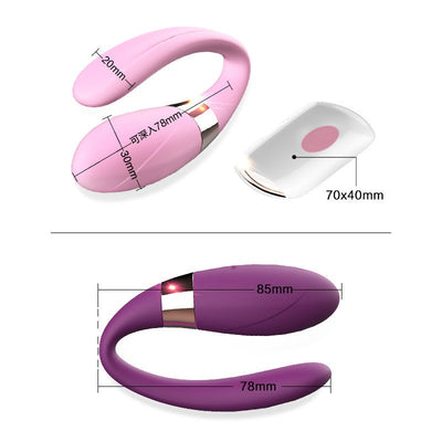 Remote Control Strapon Dildos Vibrator Clitoris Clit G-spot Vibe Vibrating Wearable C-Type Anal Plugs Sex Toys for Woman Couples