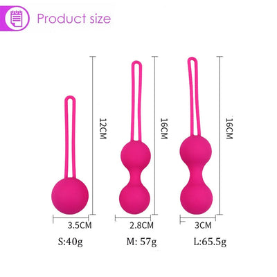 Safe Silicone Smart Ball Vibrator Kegel Balls Ben Wa Ball Vagina Tighten Exercise Machine Sex Toys for Women Vaginal Geisha Ball