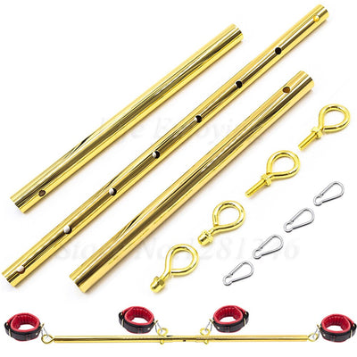 Sex Restraint Adjustable Expandable Stainless Steel Spreader Bar Set Adult Game Bondage Handcuffs for Couples Sex Toys Products