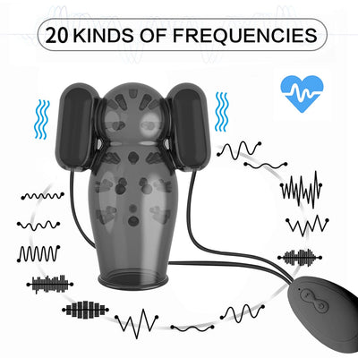 Sex Toys for Men Penis Trainer Glans Bullet Vibrator Penis Enhancement Delay Lasting Glans Trainer Erection Male Masturbation