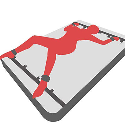 Sexy Toys  Couples Bed BDSM Bondage Restraint System Fetish Adult Games Set Handcuffs Ankle Cuffs Sex Swing Sex Restraint Set