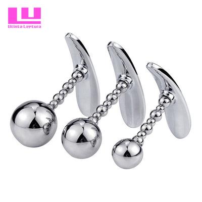 Stainless Steel Anal Beads Prostate G-spot Massager Butt Plug Metal Vagina Kegel Ball Anal Sex Toys for Women Men Sex Products