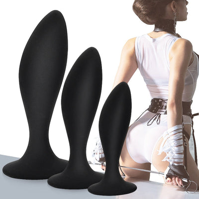 Ucalo 3pcs Anal Buttplug Training Set Silicone Suction Anus Sex Toys for Women Men Male Prostate Massager Butt Plug Gay Bdsm Toy