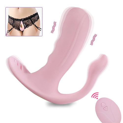 Wearable Panties Dildo Vibrator Remote Control Jumpping Egg Female Masturbator G Spot Clitoris Stimulator USB Sex Toys for Women